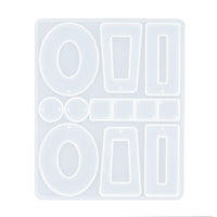 Stampo in silicone per colata 10,6x13 cm - Orecchini
