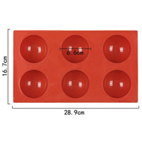 Stampo in silicone per colata - Semicerchi