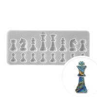 Stampo professionale in silicone Pentart - pezzi degli scacchi 1 pezzo