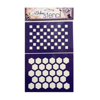 Stencil adesivo PENTART A5 - forme geometriche M24