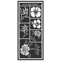 Stencil per fiori di design per la casa