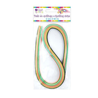 Strisce di carta per quilling 6 mm, 108 pz, tonalità pastello