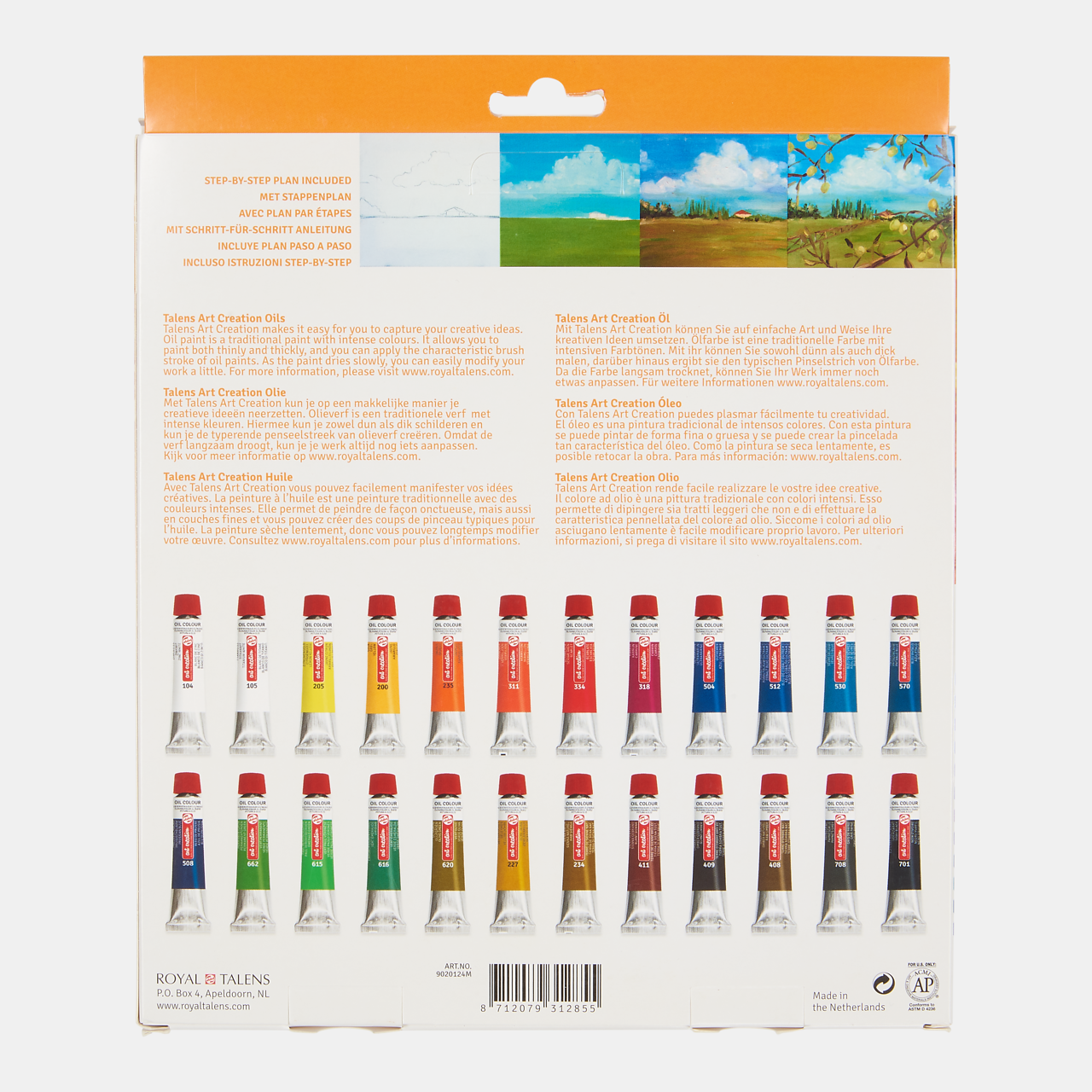 Set di colori a olio ROYAL TALENS Art Creation 24 x 12 ml