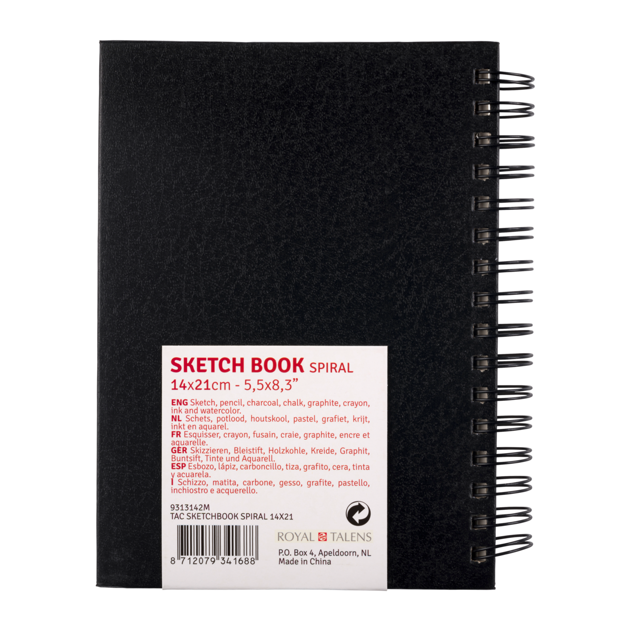 ROYAL TALENS blocco da schizzo Art Creation 14 x 21 cm, 110 g/m², 80 fogli