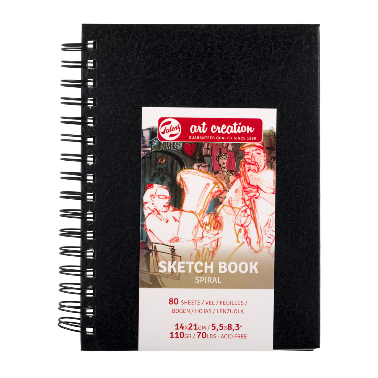 ROYAL TALENS blocco da schizzo Art Creation 14 x 21 cm, 110 g/m², 80 fogli