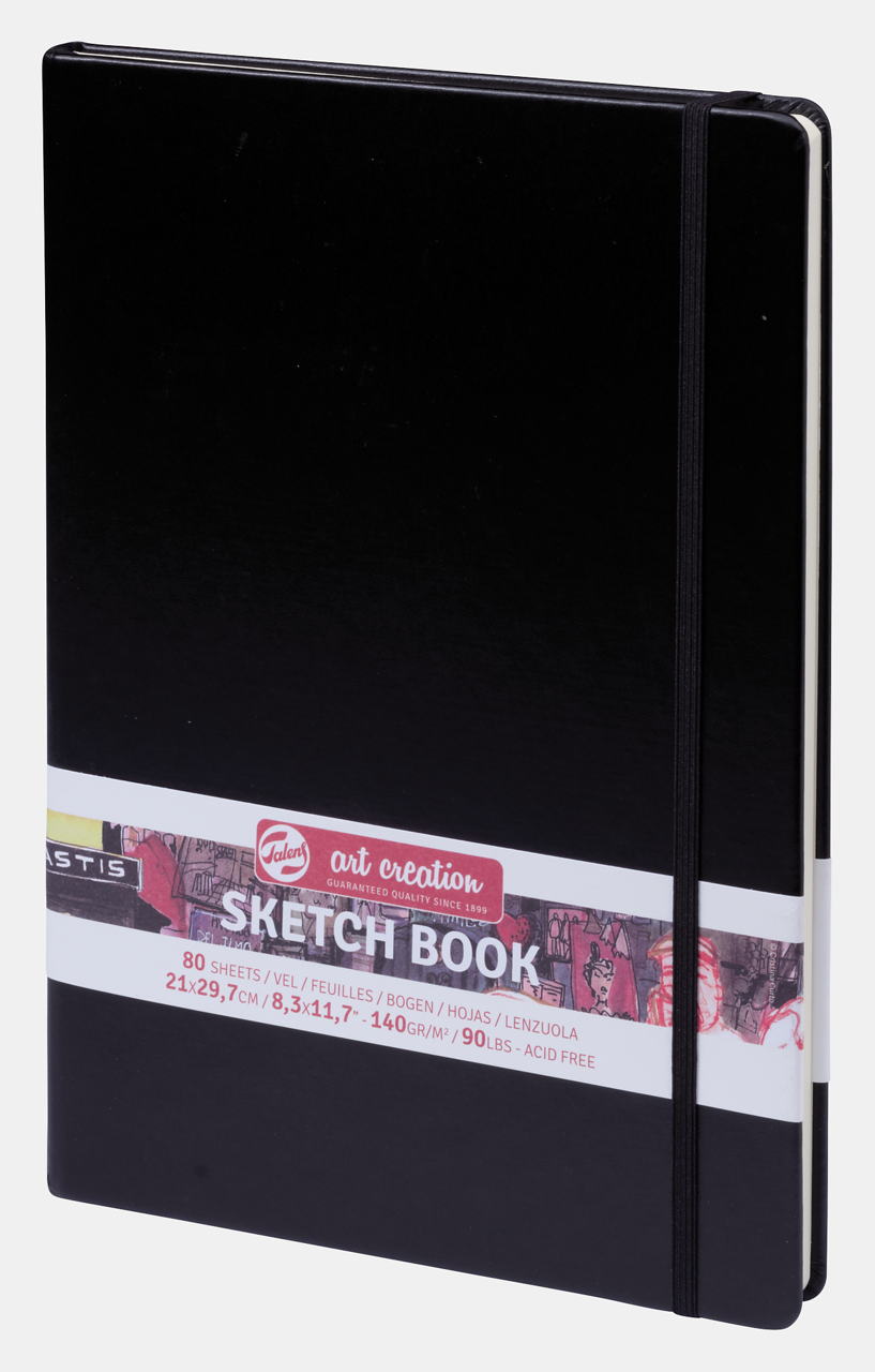 Album da disegno Talens Art Creation Black 21 x 30 cm, 140 g/m2, 90 fogli, copertina rigida