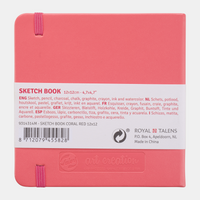 Sketchbook Talens Art Creation Coral 12 x 12 cm, 140 g, 80 fogli, copertina rigida