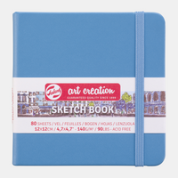 Sketchbook Talens Art Creation Light Blue 12 x 12 cm, 140 g, 80 fogli