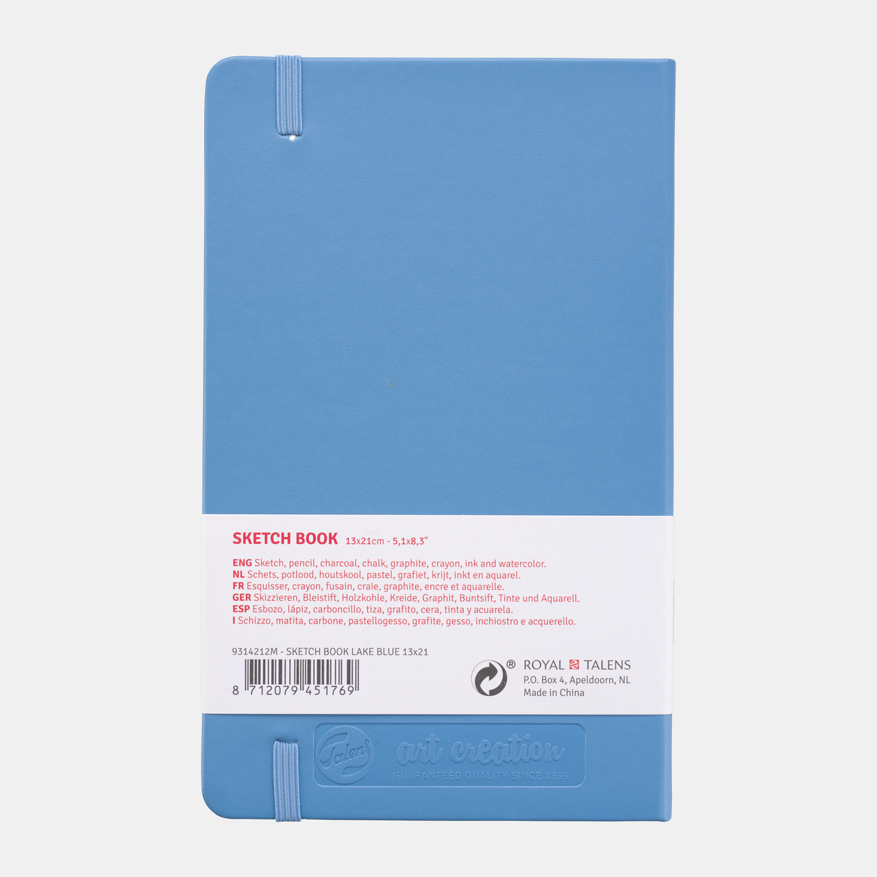 Blocco da disegno ROYAL TALENS Art Creation Light Blue 13 x 21 cm 140 g - 80 fogli