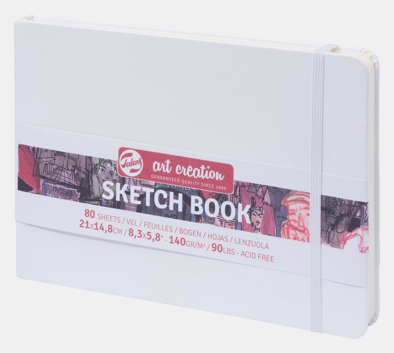 Blocco da disegno ROYAL TALENS Art Creation White 15 x 21 cm, 140 g, 80 fogli