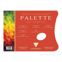 Tavolozza di carta monouso CLAIREFONTAINE 90 g/m2 - 24 x 32 cm, 40 fogli