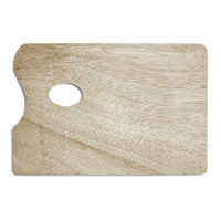 Tavolozza in legno - rettangolo 20x30