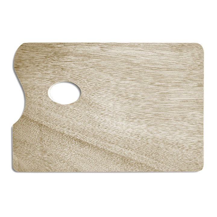 Tavolozza in legno - rettangolo 20x30