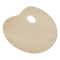 Tavolozza ovale in legno 25 x 30 cm, 3 mm Phoenix