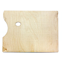 Tavolozza rettangolare in legno - 30x40cm