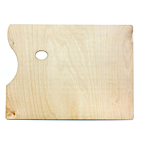 Tavolozza rettangolare in legno - 30x40cm