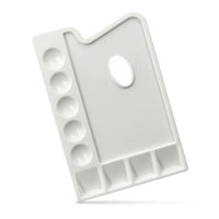 Tavolozza rettangolare LENIAR per pittura in plastica 23,5 x 16,5 cm