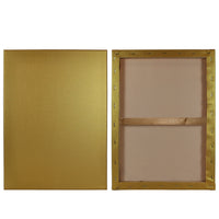 Tela per pittura con telaio Phoenix metallizzata oro 50 x 70 cm