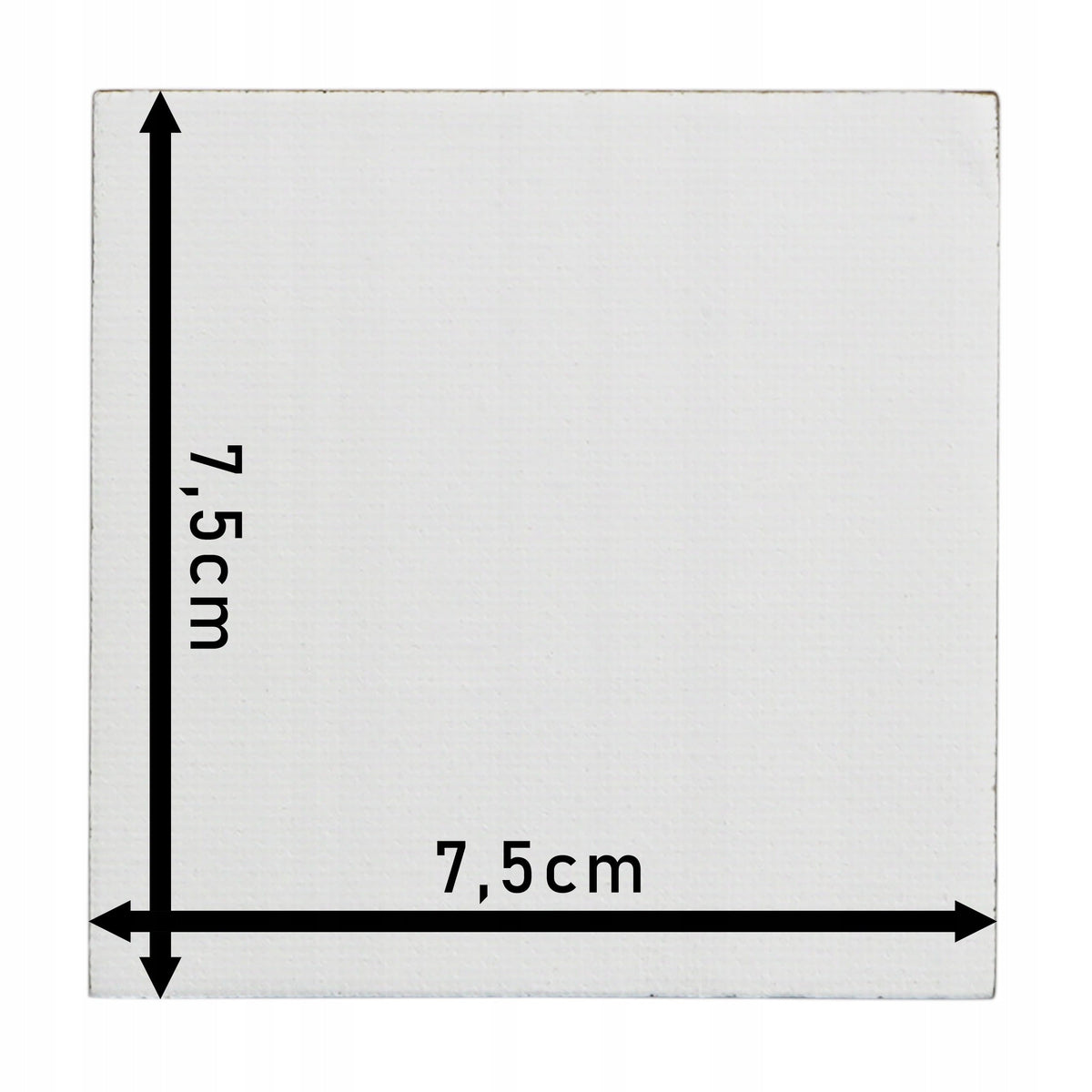 Tela su cartone magnetica Phoenix, quadrata 7,5 x 7,5 cm, set da 4