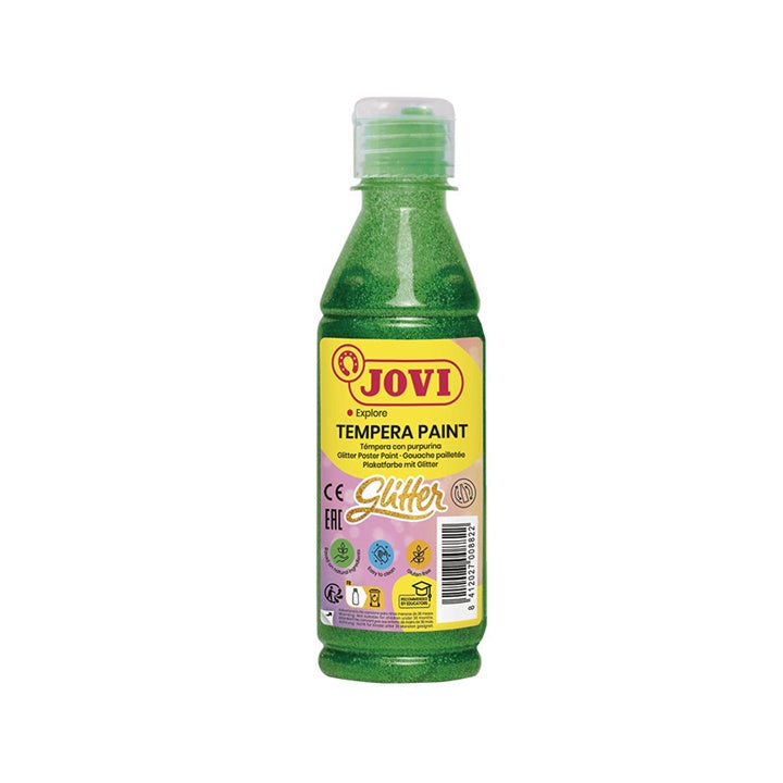 Tempera liquida glitterata JOVI 250 ml | colori diversi