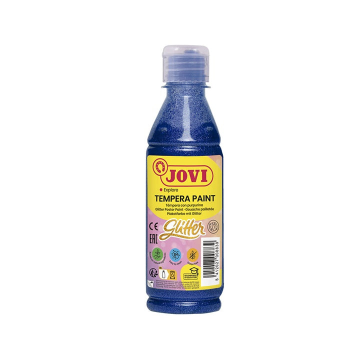 Tempera liquida glitterata JOVI 250 ml | colori diversi