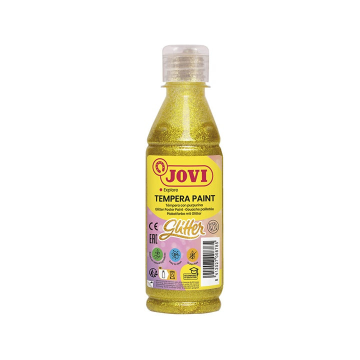 Tempera liquida glitterata JOVI 250 ml | colori diversi