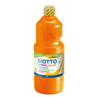 Tempera pronta all'uso GIOTTO School Paint 1000 ml – arancione
