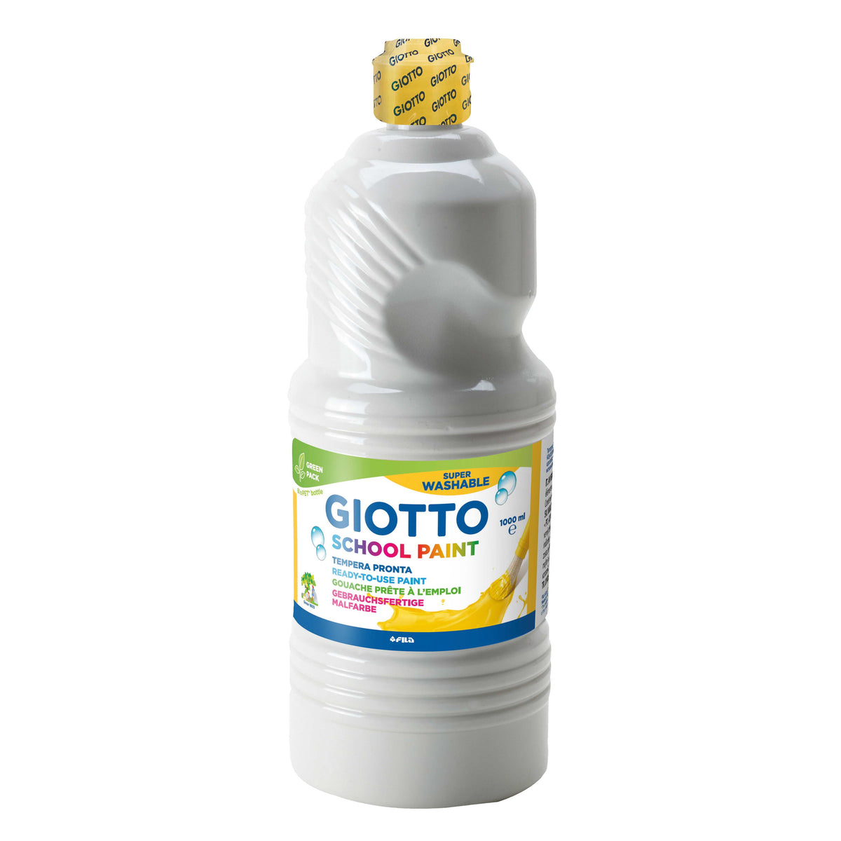 Tempera pronta all'uso GIOTTO School Paint 1000 ml – bianco