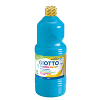 Tempera pronta all'uso GIOTTO School Paint 1000 ml – ciano