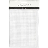 Tessuto da ricamo AIDA 50x50 cm 43 quadretti da 10 cm
