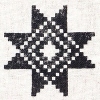 Timbro in legno ROSA TALENT n. 4 Geometria 6,5x6,5 cm