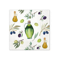 Tovaglioli a decoupage - Olives Time - 1 pezzo