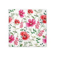 Tovaglioli a decoupage - Raspberry Flower - 1 pezzo