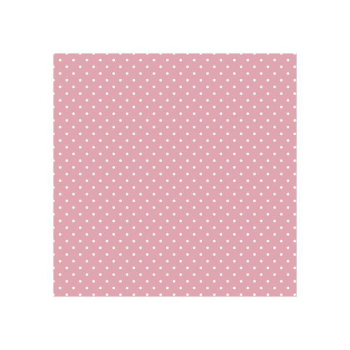 Tovaglioli a decoupage - White Dots on Pink - 1 pezzo