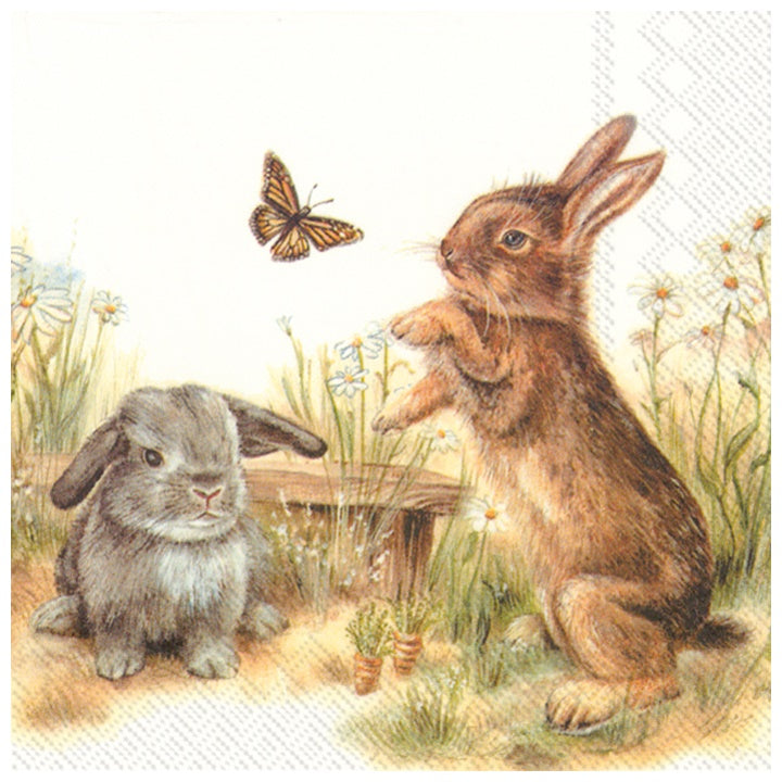 Tovaglioli per decoupage Bunny - 1 pezzo