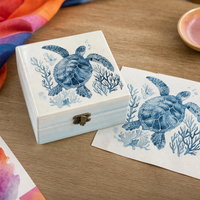 Tovaglioli per decoupage con creature marine