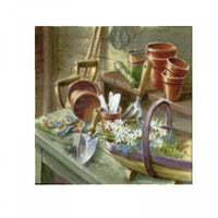 Tovaglioli per decoupage Daisies in Garden Shed - 1 pz