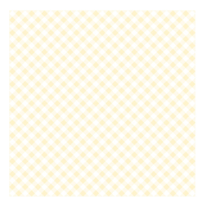 Tovaglioli per decoupage Diagonal Cream Check - 1 pezzo