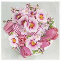 Tovaglioli per decoupage Pink Bunch - 1 pezzo