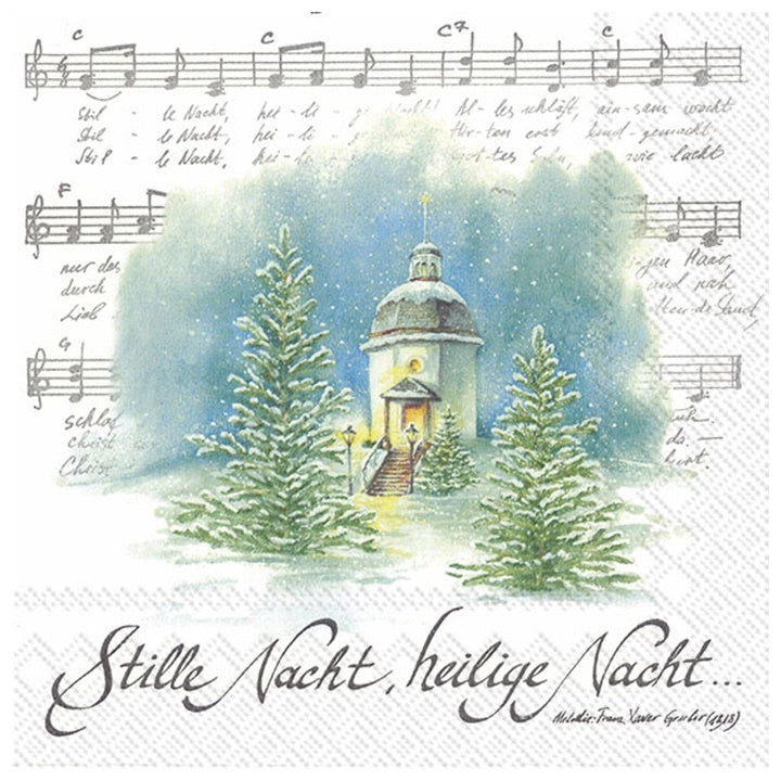 Tovaglioli per DECOUPAGE - Silent Night- 1 pezzo