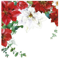 Tovagliolo per decoupage Christmas Flowers - 1 pz