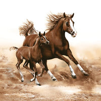 Tovagliolo per decoupage Horses - 1 pz