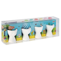 Un creativo set di bicchieri per le uova di Pasqua