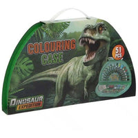 Valigetta da colorare Dino Half Round 51 pezzi