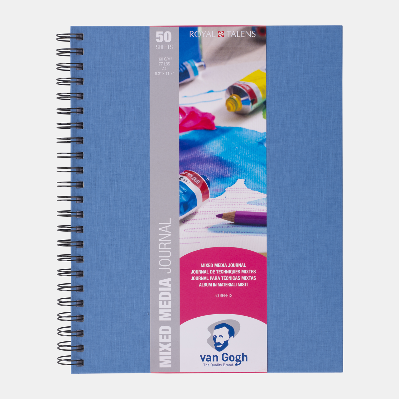 ROYAL TALENS Van Gogh Mix Media blocco 160 g/m² 50 fogli A4 collato