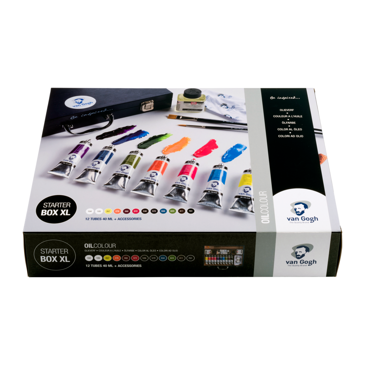 Set di colori a olio ROYAL TALENS Van Gogh starter box XL 12 x 40 ml + accessori