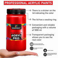 Vernice acrilica ACRYL PRO ART Composite 1.000 ml | Varie tonalità | Varie tonalità