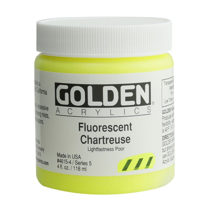 Vernice acrilica fluorescente GOLDEN Heavy Body | Vari colori