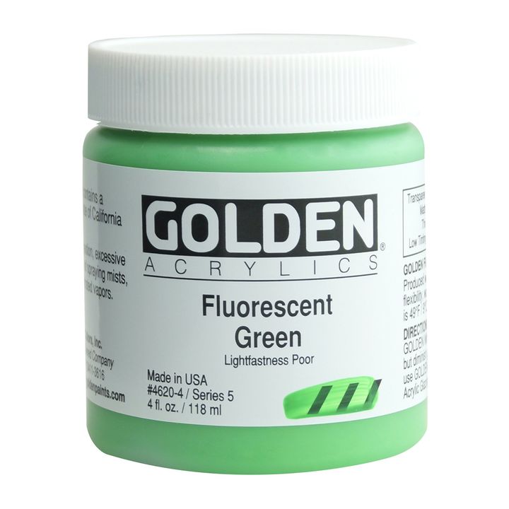 Vernice acrilica fluorescente GOLDEN Heavy Body | Vari colori