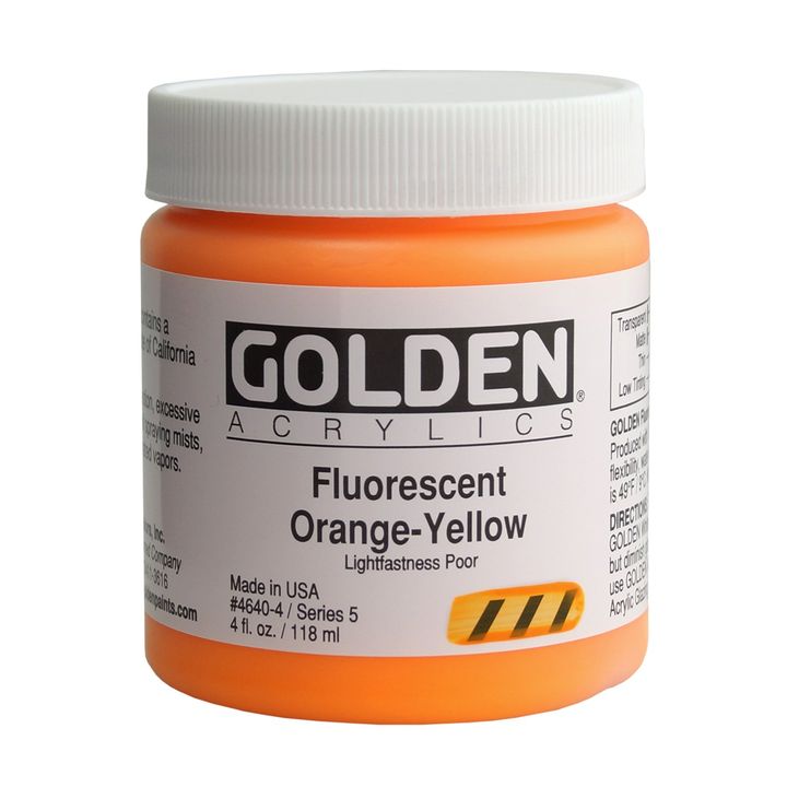 Vernice acrilica fluorescente GOLDEN Heavy Body | Vari colori
